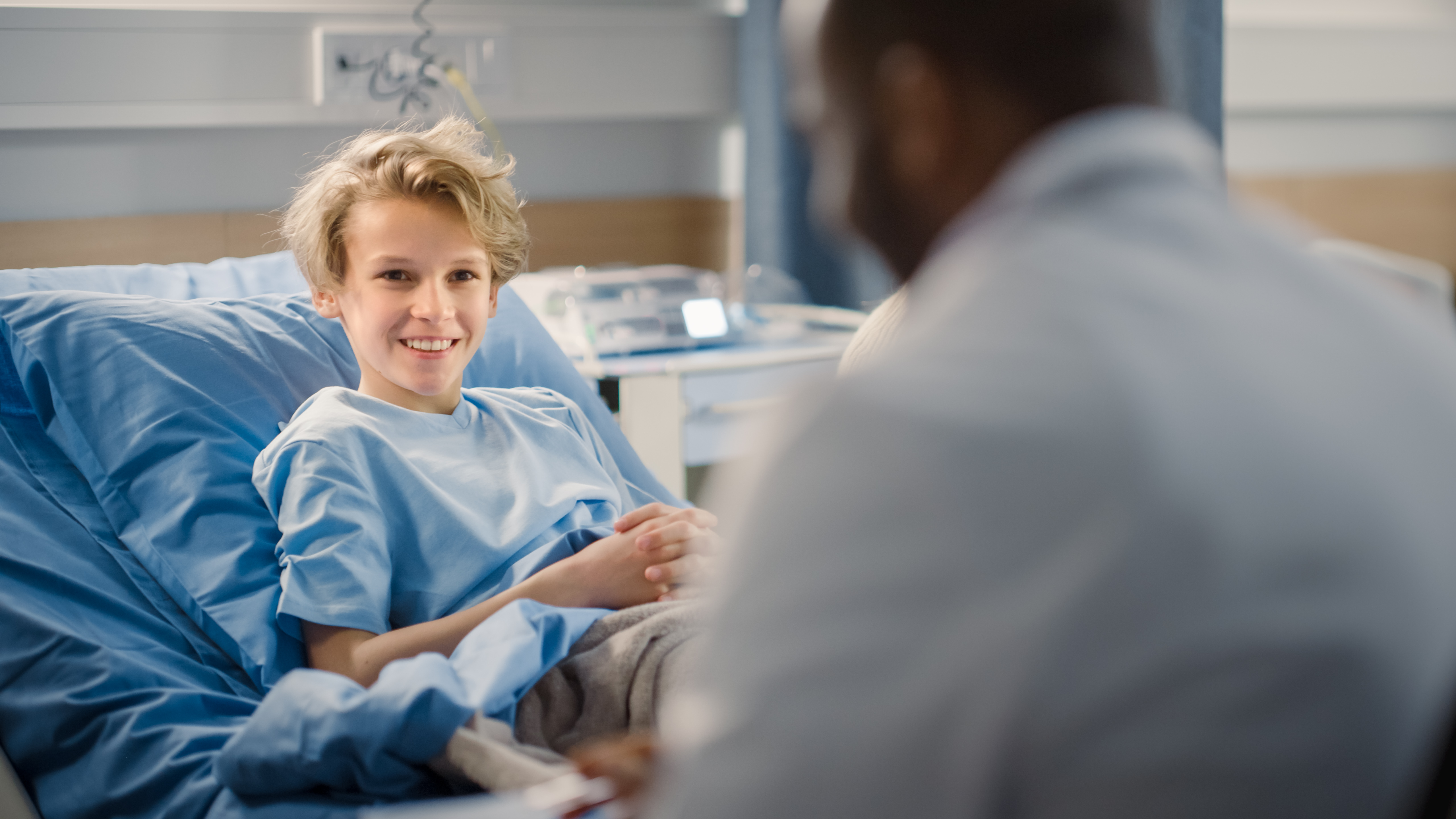 Patient i säng